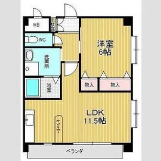 K.S PARK【2階】の間取り