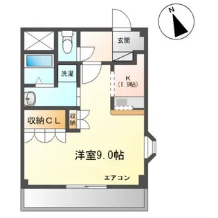 ハピネス ハイム【2階】の間取り