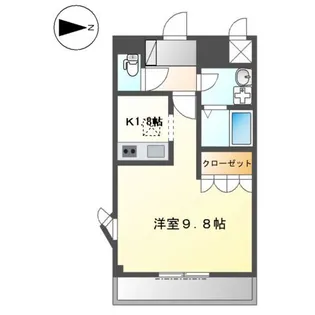 ミール株山【1階】の間取り