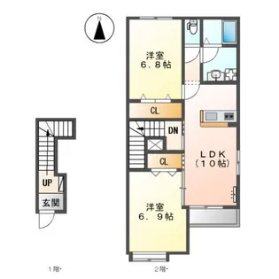エルヴィータ【2階】の間取り