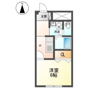 ベルビラージュ【1階】の間取り