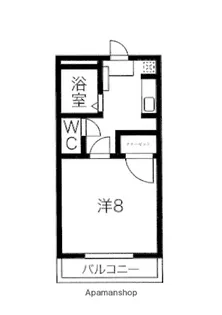 1Kの間取り画像