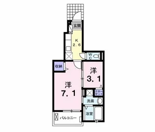 Toresia(トレシア)【1階】の間取り