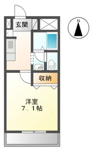 グレイスヴィラ【1階】の間取り