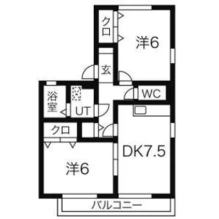 アウローラ【1階】の間取り