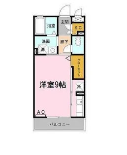 シャモニー【2階】の間取り