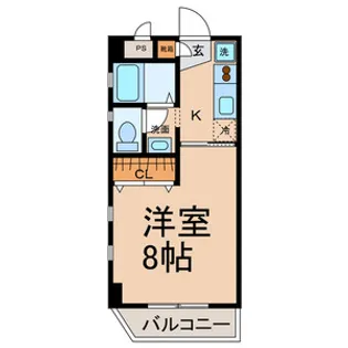 サンハイム長久手【1階】の間取り