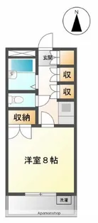 第二ビューハイツ兄山【7階】の間取り