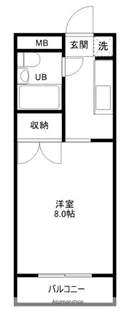 第一ビューハイツ兄山【1階】の間取り