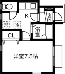 Lark【1階】の間取り