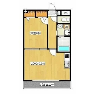 ケイズマンション赤池【2階】の間取り