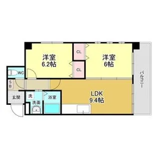 アーデルコート岩崎台【1階】の間取り