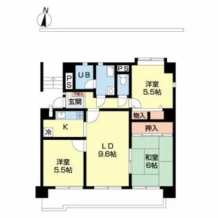 エトワール日進Ⅰ【3階】の間取り