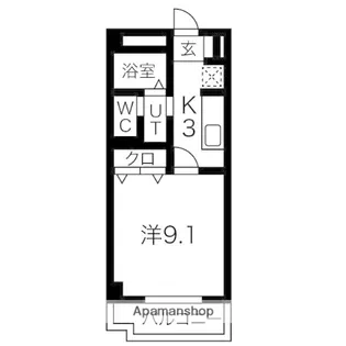 トミヨシロンハイツ【3階】の間取り