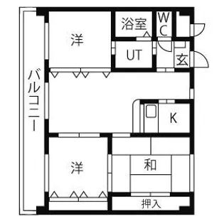 アイコート【1階】の間取り