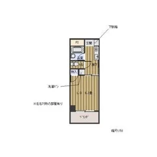 コーポドラゴン【401号室】の間取り