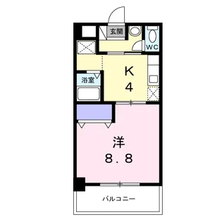 メルヴェーユ45【3階】の間取り