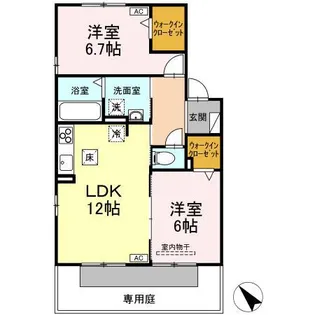 ZUCCA【1階】の間取り