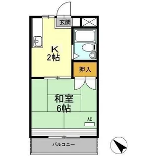 レイクグリーン三好 B棟【2階】の間取り