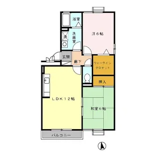 サクセス岩崎台 C【2階】の間取り