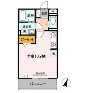 ベルウッド【2階】の間取り