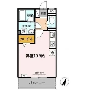 ベルウッド【3階】の間取り