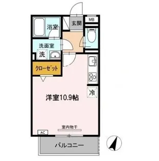 ベルウッド【2階】の間取り