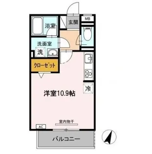 ベルウッド【3階】の間取り