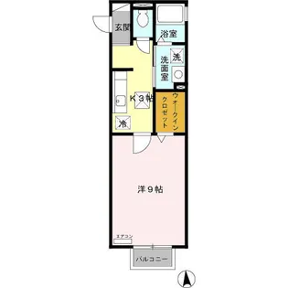 シャルルー日進【1階】の間取り