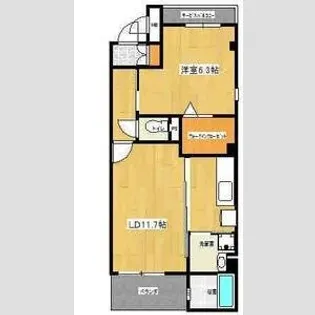 アブニール22【2階】の間取り