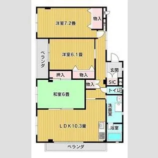 グリーン・マルツ【2階】の間取り