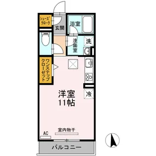 グラン・シャリオ【1階】の間取り