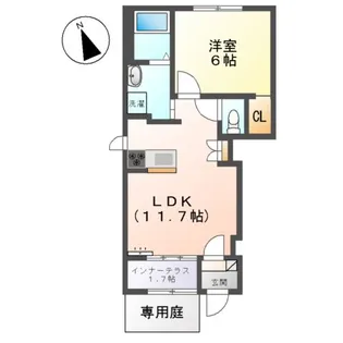 CEREZO【1階】の間取り