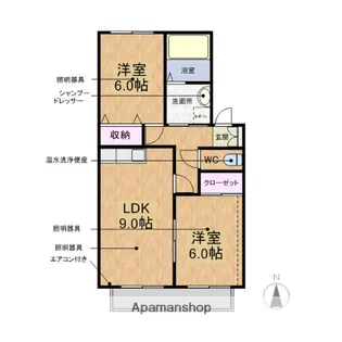 トークヴィレッジⅢ【1階】の間取り