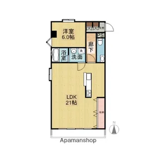 鈴香ハイツ【2階】の間取り