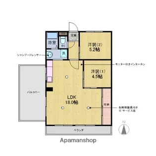 伊藤第二ビル【5階】の間取り