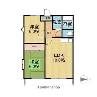 リバーサイドイン【201号室】の間取り