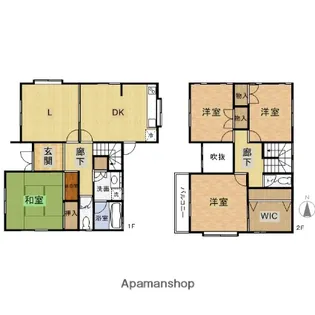 愛知県名古屋市天白区植田本町2丁目【一戸建】の間取り