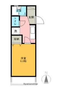 ル・ポミエⅤ【1階】の間取り