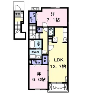 S・K・G 22【2階】の間取り