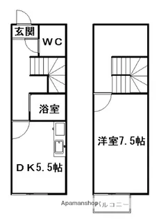 コートメゾンⅡB棟【1階】の間取り