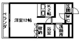 コンフォース【1階】の間取り