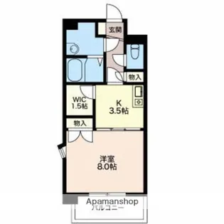 レジデンス丸山【3階】の間取り