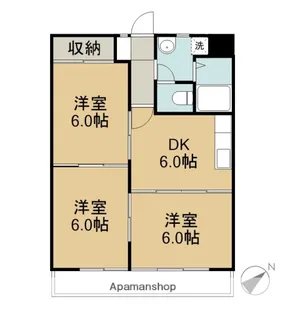 ユーズアーク【2階】の間取り