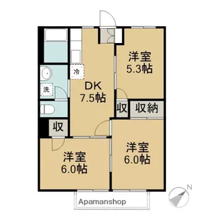 ニューシティーM1【2階】の間取り
