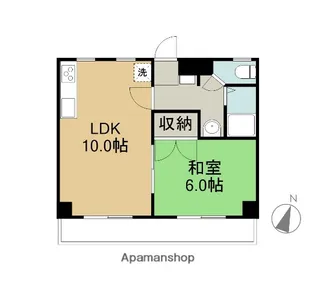 アネシス西浦【1階】の間取り