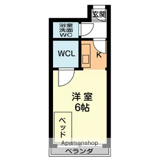 グランティ桑名【506号室】の間取り