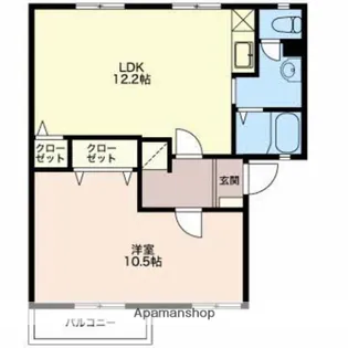 グランシャリオ日永西 A・B・C棟【C-101号室】の間取り