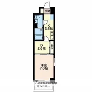 K.プレイス【1階】の間取り