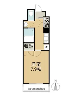 アンオゥル鵜の森【3階】の間取り